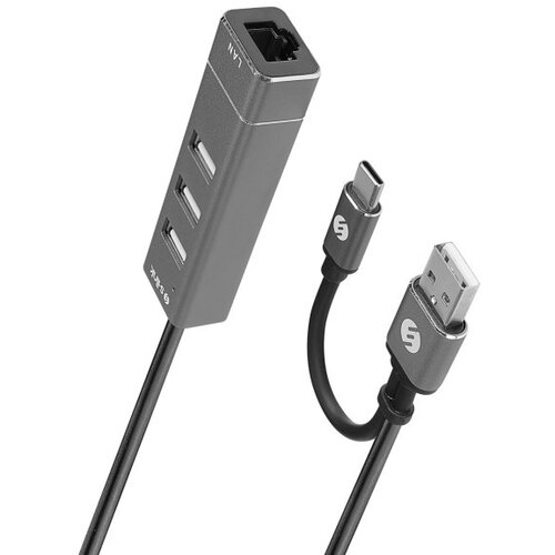 SLINK Adapter USB SW-U222 USB 2.0/USB-C na LAN 10/100Mbps Cene