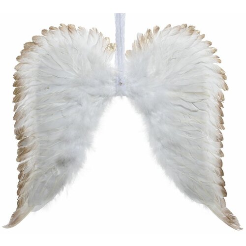  Novogodišnja dekor krila sa perjem 60 cm Cene