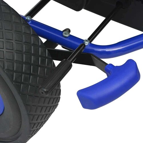 vidaXL Go Kart s Pedalama i Podesivim Sjedalom Plavi Cijene