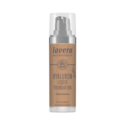 Lavera hyaluron liquid foundation - 06 warm almond Slike