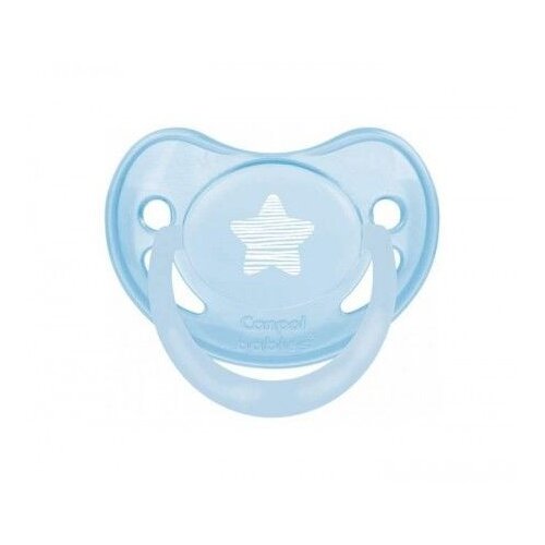 Canpol orthodontic varalica silicone 6-18m (1pc) pastelove-plava 22/420 Cene
