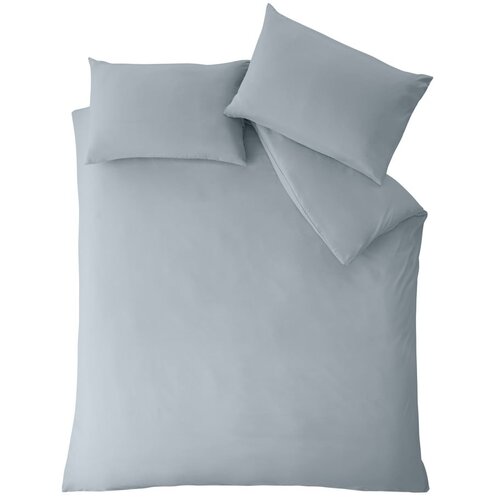 Catherine Lansfield Plava/siva posteljina za bračni krevet od mikrovlakana 200x200 cm So Soft Easy Iron – Cijene