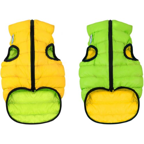 AIRY VEST jakna za pse sa dva lica lime&yellow xs 30 Cene