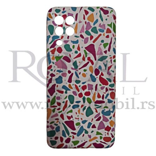  futrola soft print mozaik za samsung A225 galaxy A22 bez-multikolor Slike