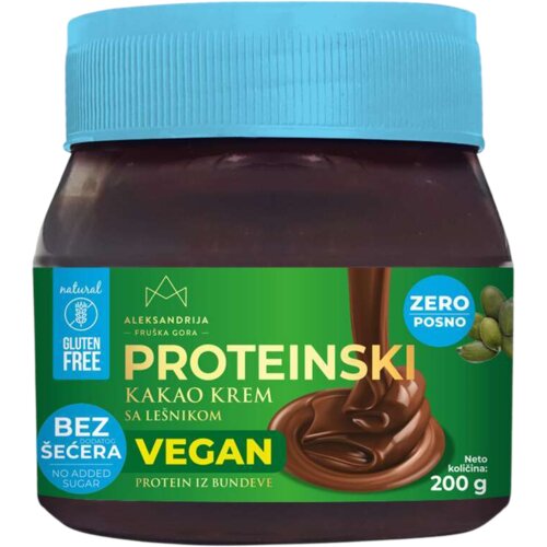 Aleksandrija Fruška Gora Aleksandrija Bezglutenski proteinski VEGAN kakao krem, 200g Cene