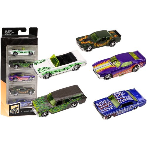  Set metalnih autića za igru Springs 1:64 - 5 komada Cijene