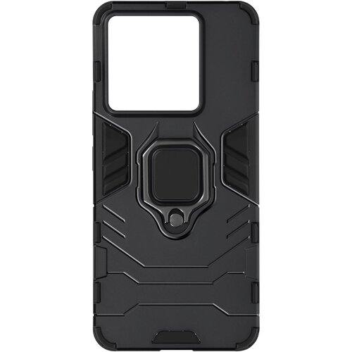 AVIZAR Ovitek za prstan Xiaomi Redmi Note 13 Pro iz dveh materialov, kolekcija prstanov - crn, (21136504) Cene