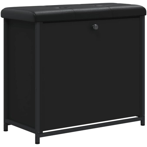 Maison Chic Klop za čevlje - Sedež za čevlje s preklopnim predalom črna 62x32x56 cm, (21776692) Slike