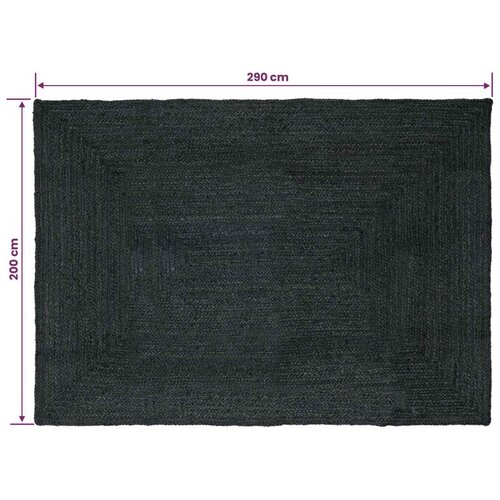  Tepih za područje Tamnosiva 200 x 290 cm Juta - 200 x 290 cm Tamnosiva Slike