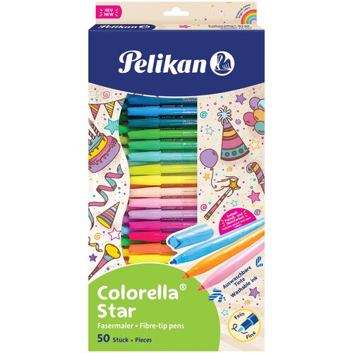 Pelikan Fiber Pen colorella star, kartonska &scaron;katla 50, (21656101) Cene