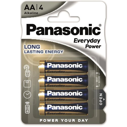 Panasonic LR6EPS4BP -AA 4kom 3+1F Alkaline Every baterije Cene