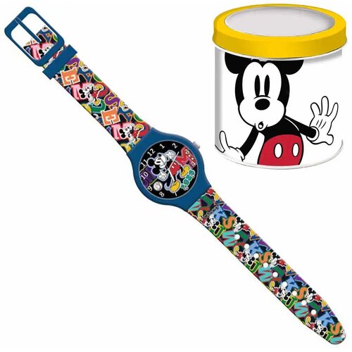 Luna Mickey Mouse analogni sat u metalnoj kutiji Cene