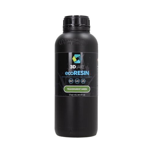 3DJAKE ecoResin Transparent Green, 1.000 g Slike