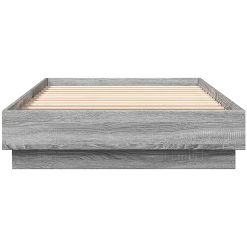  Okvir za krevet boja hrasta 100x200 cm od konstruiranog drva Slike