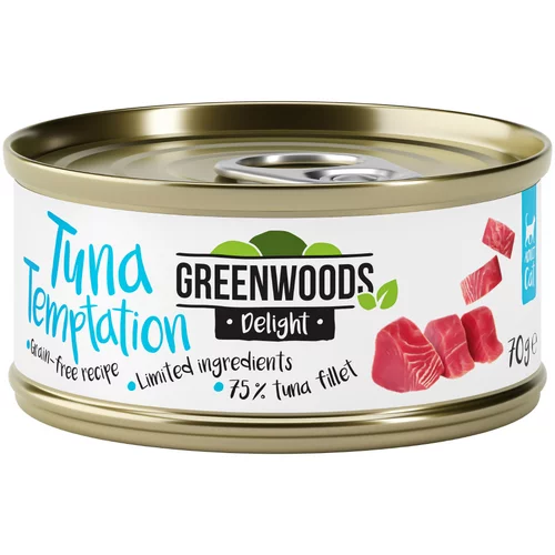 Greenwoods Delight filet tune - 6 x 70 g