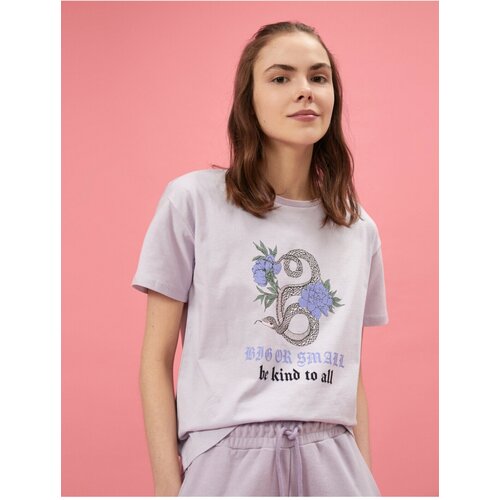 Koton T-Shirt - Purple Slike