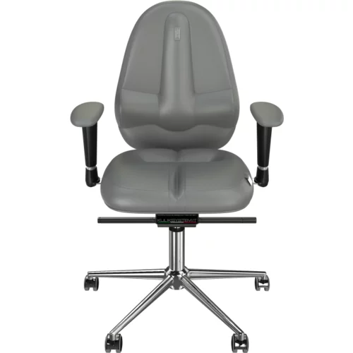  Ergonomska stolica CLASSIC eko-koža siva