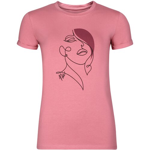 NAX Women's T-shirt GAMMA dusty rose Cene