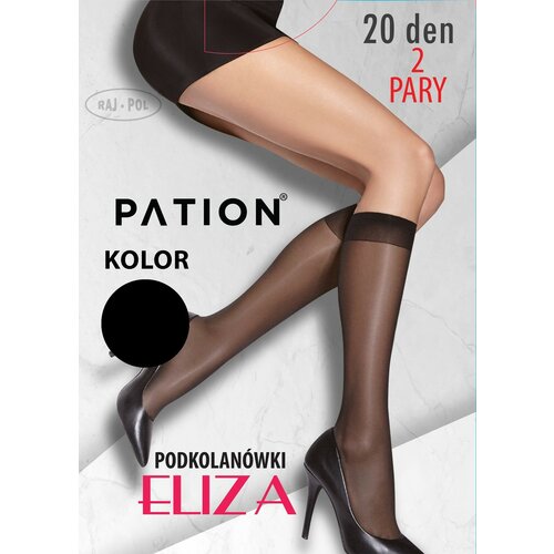 Raj-Pol Woman's Knee Socks Pation Eliza 20 DEN Slike