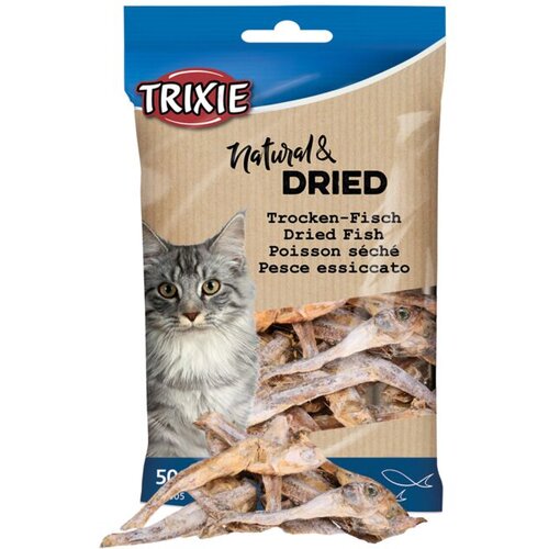 Trixie sušena riba za mačke 50g - monoproteinska užina Cene