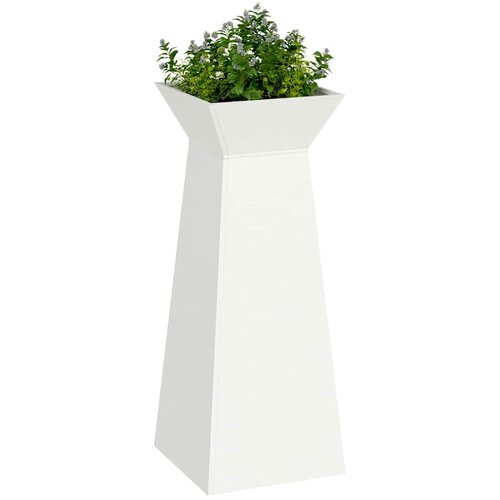  Stup saksija Bijelo 40 x 40 x 100 cm Slike