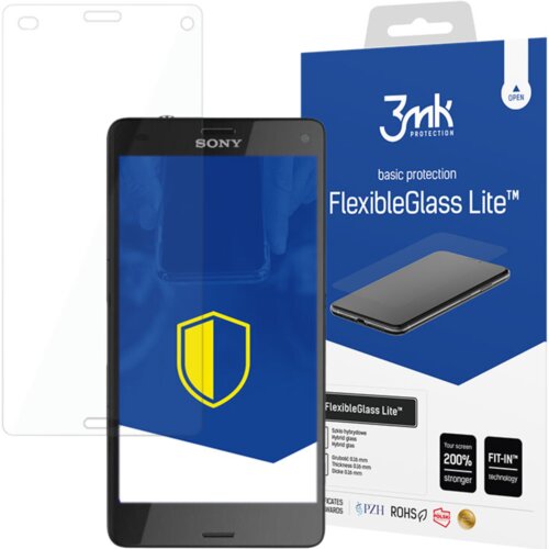 3mk SONY XPERIA Z3 COMPACT D5803 - FLEXIBLEGLASS LITE, (22000300) Slike