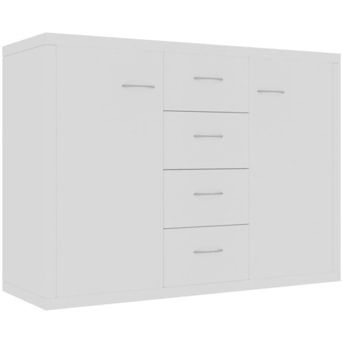 Maison Chic Komoda - Predalnik bela 88x30x65 cm iverna plo&amp;scaron;ča, (21715862) Slike