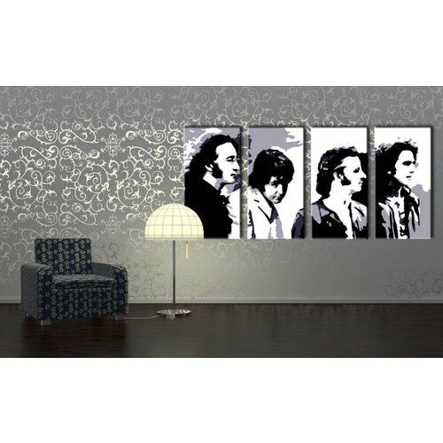  Ručno slikane slike na platnu pop art beatles Slike