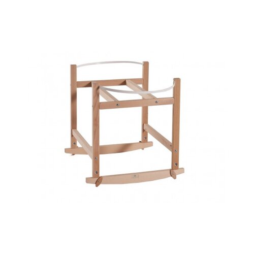 Ahojbaby Gugalno stojalo za Mojzesovo košaro za dojenčka Rocking Baby Natural brez laka Cene