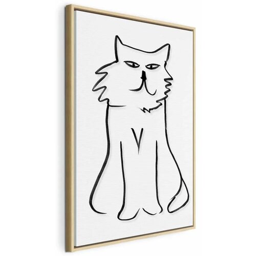  Slika - I\'m Looking at You! (1 Part) Vertical 80x120 U prirodnom drvenom okviru Cijene