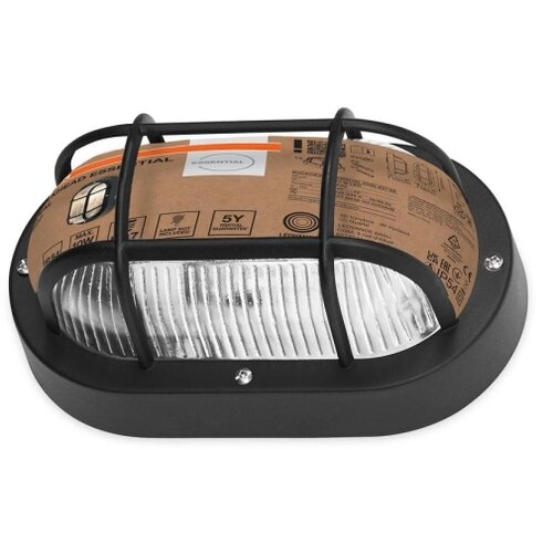 Osram spolja&amp;scaron;nje zidno svetlo bulkhead 1xE27/10W/230V IP54 crno Slike