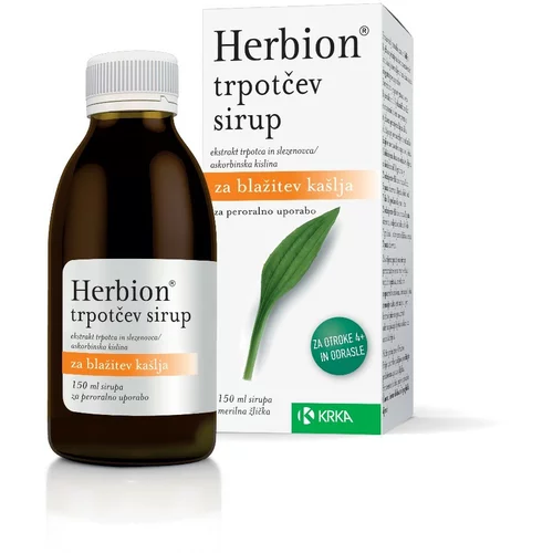  Herbion, trpotčev sirup