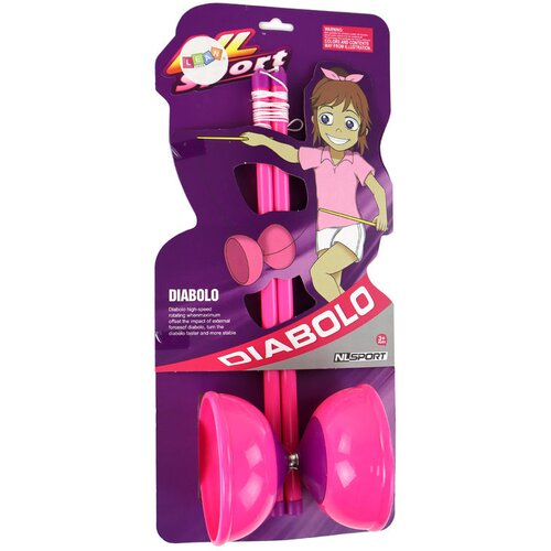 Jojo z žongliranjem Diabolo 13.5x11.5 cm - roza Slike