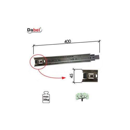 Dabel klizač teleskop KL513 ZnB 400/45mm 35kg Q 0202120 Slike
