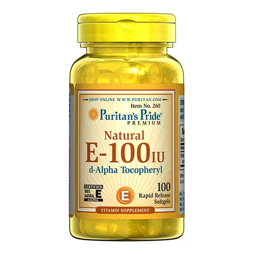  Puritan's Pride Vitamin E-100 IE, kapsule