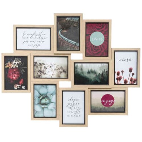 Atmosphera OKVIR ZA 10 FOTOGRAFIJA KYLE 10X15CM MDF/STAKLO BEŽ Cijene