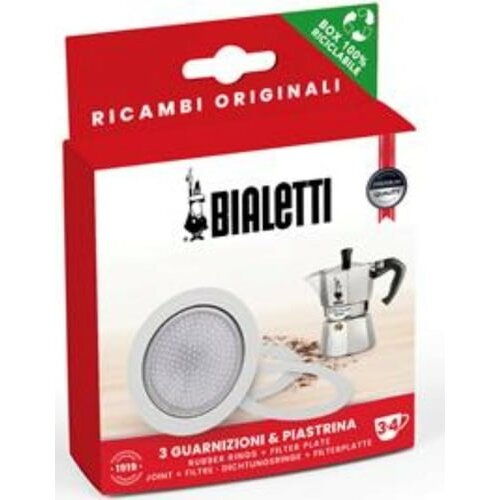 Bialetti rezervni del tesnilo / filter - za 2 skodelici, aluminij Cene