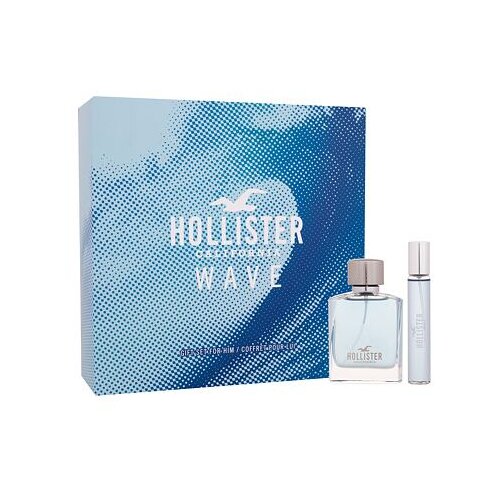Hollister Wave darilni set toaletna voda 50 ml + toaletna voda 15 ml za moške Cene