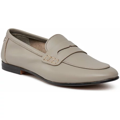 Tommy Hilfiger Loaferke Essential Leather Loafer FW0FW07769 Smooth Taupe PKB