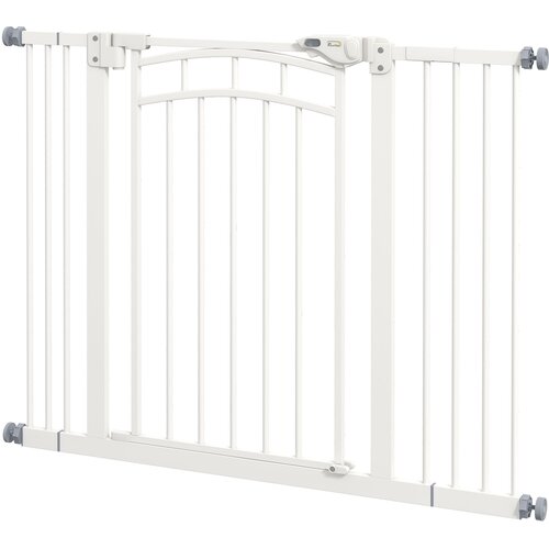 HOMCOM Pasja vrata 74-100x76 cm Bela, (5000234018) Cene