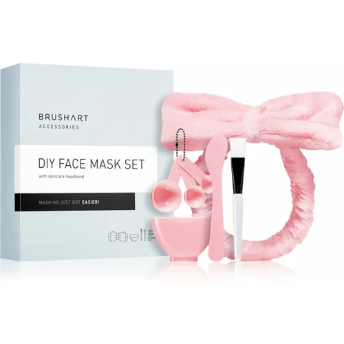 BrushArt Accessories DIY Face mask set with skincare headband set za njegu lica