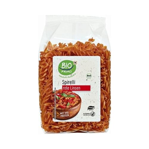 BIO PRIMO Bio Fusilli/Spirelli z rdečo lečo Cene