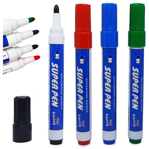  Set 4 suhobrisnih markerjev za belo tablo - flomastri piši briši AKCIJA Cene