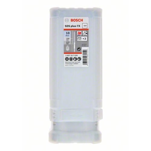 Bosch Burgije za udarne bušilice SDS plus-7X 2607017539, 10 x 150 x 215 mm, 1 komad Cene