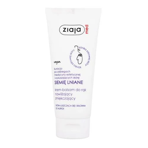 Ziaja Med Linseed Hand Cream-Balm krema za roke 100 ml za ženske