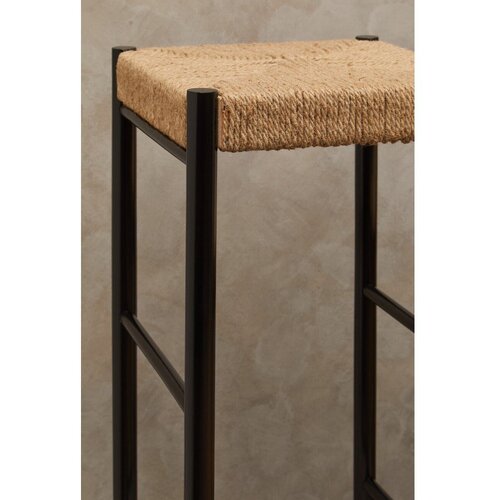 Premier Housewares Črn/v naravni barvi barsko stol iz masivne bukve (vi&amp;scaron;ina sedeža 72 cm) Bandar &amp;ndash; Slike