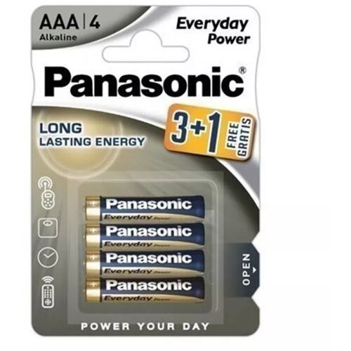 Panasonic baterije LR03EPS/4BP Alkaline Everyday Power Slike