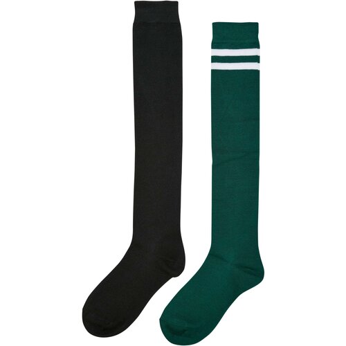 Urban Classics Accessoires Ladies College Socks 2-Pack black/jasper Slike
