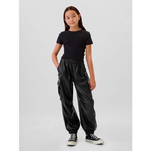 GAP Children&amp;#039;s leatherette cargo pants - Girls Slike
