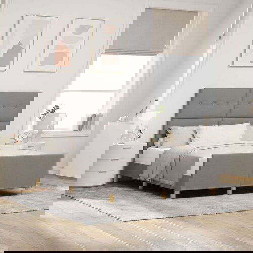  Krevetni okvir taupe 140x200 cm tkanina Slike